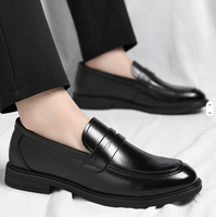 Nouvelles chaussures décontractées en cuir pour hommes, basses, à lacets, pour l'extérieur