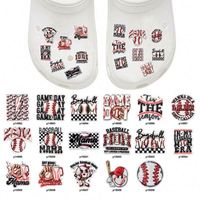 2025 personnalisé PVC chaussure charme couleur ensemble pour concepteur chaussures décorations cadeau tendances Baseball gâteau chaussure charme