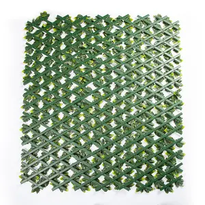 Natural Artificial Leaf Fence Wall Decoration Artificial Ivy Green Leaf Fence Plant