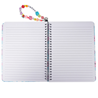 Carnet de notes A5 à spirale, couverture rigide, haute qualité, directement de l'usine, avec logo personnalisé, couleur rose, taille personnalisable