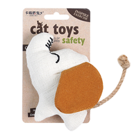 Jouets pour chats en peluche avec corde et herbe à chat, motif animal, vente en gros du fabricant