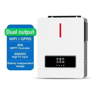 <span class=keywords><strong>Inverter</strong></span> Off-<span class=keywords><strong>Grid</strong></span> 5500P 48V 5.5KW con Uscita 220VAC Monofase e Trifase in Parallelo + Modulo WiFi - Product Image 1
