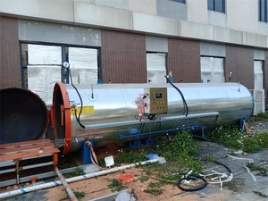 Sterilizzatore automatico a vapore per <span class=keywords><strong>Autoclave</strong></span> a doppia porta 1000L per la coltivazione di funghi - Product Image 4