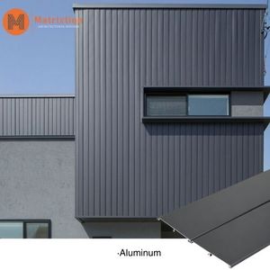 Tấm tường bên ngoài nhôm mặt tiền Ốp trang trí siding cho thiết kế xây dựng hiện đại - Product Image 1
