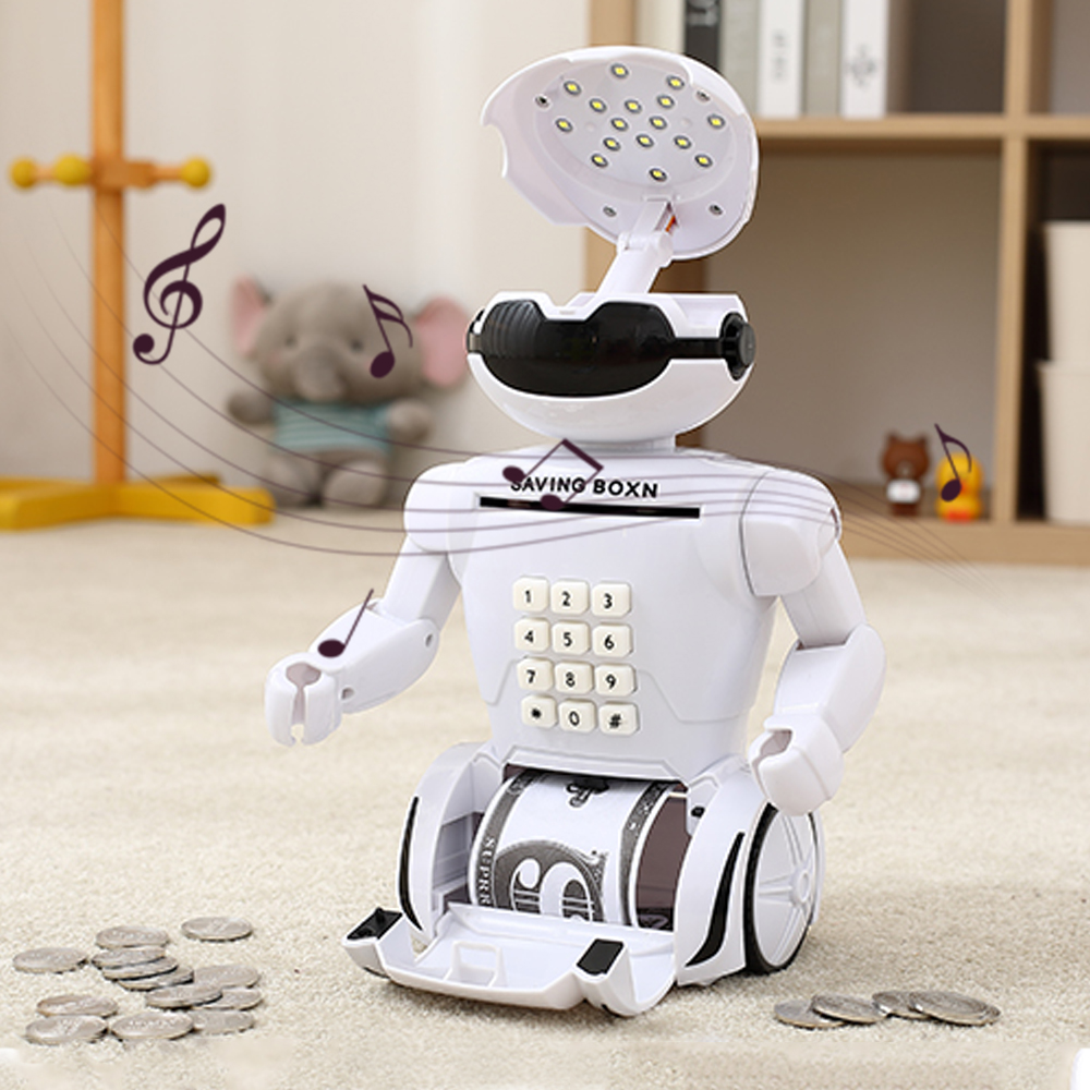 Игрушка KUNYANG, музыкальная копилка, коробка для экономии денег, банкомат, сберегательный банк, игрушка с функцией настольной лампы