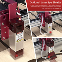 Machine de gravure laser LUNYEE Cloud L10, nouvelle conception, entièrement métallique, avec module laser 10W et commande par application, pour le bois.