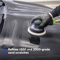 Disque de polissage en mousse de carbure de silicium 6 pouces à structure pyramidale avec fixation Velcro pour finition de surface automobile et polissage de peinture