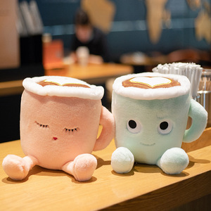 Nouvelle Tasse à Café Matcha Latte Rose Vif Créative Style Japonais <span class=keywords><strong>Moe</strong></span>, Poupée Anti-Stress en Peluche Ultra Douce avec Rembourrage en Coton PP, Cadeau - Product Image 2