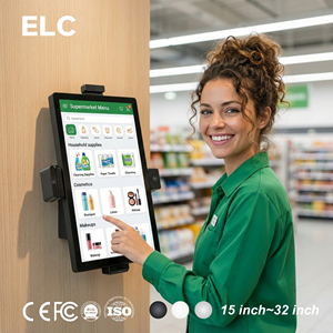 Kiosques de paiement muraux de 21,5 pouces, kiosque de paiement NFC pour supermarché, kiosque mural pour supermarché, vérificateur de prix - Product Image 1