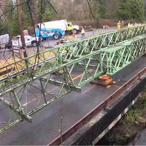 Modern gestaltete Bailey Bridge-Stahl konstruktion im Freien - Product Image 4