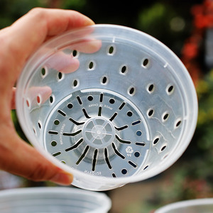 Vasi per <span class=keywords><strong>Orchidee</strong></span> in Plastica Trasparente Durevole JQ, Vasi per Piante Phalaenopsis, Contenitori in Plastica Trasparente per <span class=keywords><strong>Orchidee</strong></span> - Product Image 2