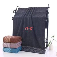 Ensemble de serviettes de bain en pur coton absorbant doux à séchage rapide épaissi pour adultes pour un usage domestique Cadeau ménager pour hommes et femmes