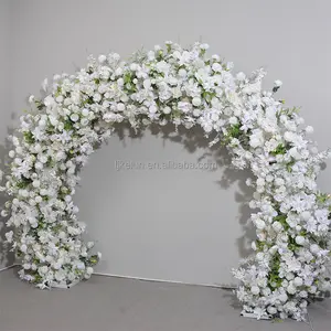 A-FA003 Hot sale wedding arches flowers backdrop artificial silk flower arch arrangement wed arch for wedding decoration