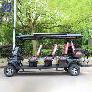Высокопроизводительная аккумуляторная электрическая тележка для гольфа, 8-местная багги, внедорожный клубный автомобиль, роскошный экскурсионный Гольф-кар - Product Image 3