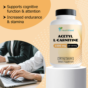 Suplementos Adelgazantes con Logotipo Personalizado para Adultos, Cápsulas Halal de Acetil L-Carnitina, Apoyo para la Función Cerebral y Nerviosa, Potenciador del Metabolismo - Product Image 4