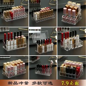 Acrylic Transparent <b>Makeup</b> <b>Brush</b> Holder Desktop Storage Box With Cover For Cosmetic Organizers - Product Image 5