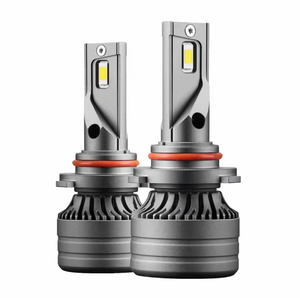 Oem lampu depan nirkabel Mini ZDN11, 50W H4 Bi Led lensa ganda 6500K proyektor otomatis Hi/<span class=keywords><strong>Lo</strong></span> lampu depan pasang kipas pendingin H7 H11 9006 - Product Image 1