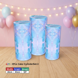 ชุดกระบอกของเหลวศิลปะสีฟ้าอ่อนแบบเอเทียร์เทียลประดิษฐ์ - Product Image 3