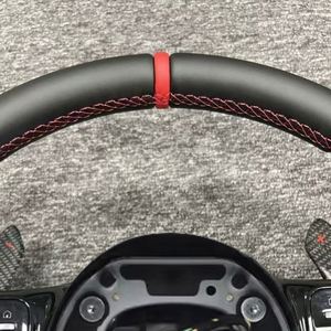 Volant en cuir pour <span class=keywords><strong>Mercedes</strong></span> Benz W204 W205 W212 W213 W221 A45 AMG C63 W206 E63 G63, très demandé - Product Image 5