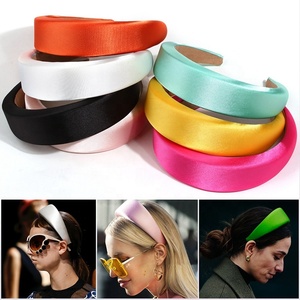 INS vendita caldo di spessore a livello di spugna fascia accessori di colore della caramella di velluto di raso della fascia - Product Image 3