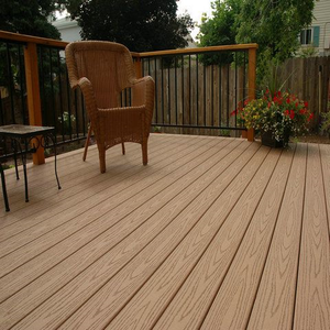 สวนกลางแจ้ง 3D ลายนูน woodgrain <span class=keywords><strong>แผ่น</strong></span> wpc ไม้กลางแจ้งพลาสติกคอมโพสิตกระเบื้องระเบียง wpc นําเข้าพื้นราคา - Product Image 3