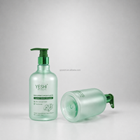 Bouteilles de shampoing et d'après-shampoing 350 ml, bouteilles en plastique vides, étiquette privée, vente en gros, logo personnalisé, emballage pour soins capillaires