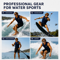 Veste de sauvetage en néoprène pour hommes, vente en gros, pour wakeboard, wakesurf, jet-boat, ski nautique, gilet de sauvetage, chalecos salvavidas ratunkowe meskie