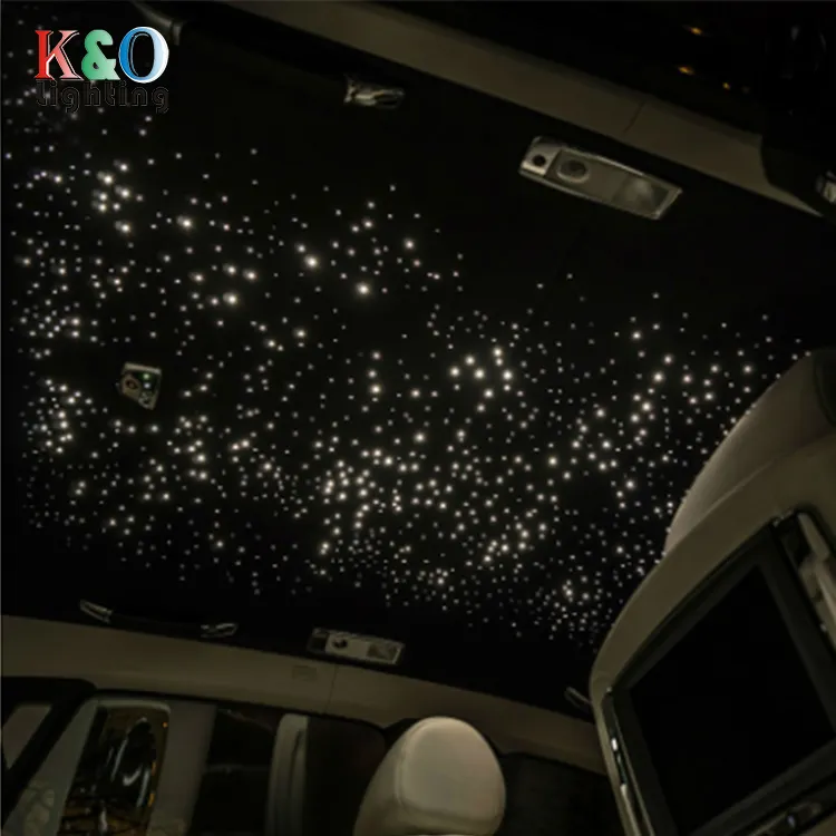 Paneles de techo de estrella profesional PMMA fibra óptica Twinkle Star iluminación de techo LED fibra óptica Star Kit de techo luces