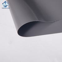 Bâche de camion robuste 510gsm 650gsm, bleue, imperméable, en tissu de bâche enduit de PVC