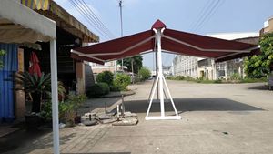 Tự động sang trọng Caravan Inflatable không thấm nước ngoài trời màn hình Sun <span class=keywords><strong>Shade</strong></span> Patio mái hiên đôi retra tốt nhất có thể thu vào mái hiên - Product Image 5