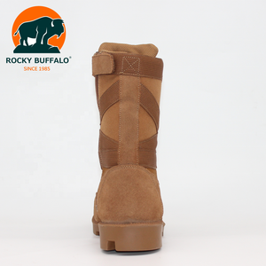 Bottes mi-mollet Rocky Buffalo Brown Color Coyote Sand avec fermeture éclair latérale, ajustement facile, semelle extérieure en caoutchouc antidérapante, bottes tactiques - Product Image 2