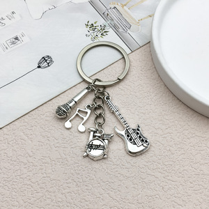 Wholesale High Quality Metal <b>Musical</b> <b>Instrument</b> Keychain <b>Musical</b> <b>Instrument</b> Design Cute Gift for Kids <b>Musical</b> Accessory - Product Image 5