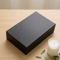 Boîte d'emballage personnalisée pour bougies parfumées, enveloppe de luxe en carton rigide, boîte cadeau pour parfums d'intérieur, matériaux recyclés, finition mate