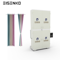 Máquina de Calentamiento Vertical Eléctrica para Acabado de Cortinas, Controlada por Computadora, Componentes Centrales PLC, Control Automático, Potencia de 20KW, EISENKO