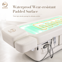 Table de massage électrique réglable à 4 moteurs, pliable, avec hydrothérapie spa, portable, pour salon de beauté et soins du visage