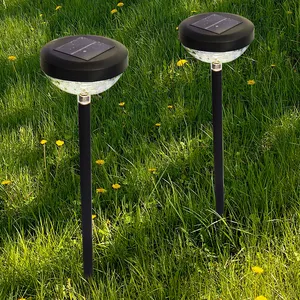 NHWS High Quality Minimalist Wind Ground Plug In Waterproof LED Lawn Light Courtyard Path Solar Outdoor Garden Decorative Light