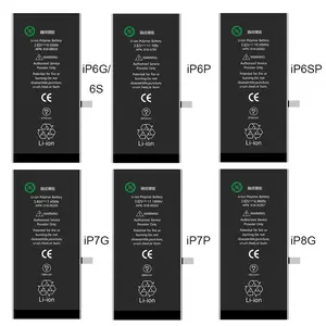 0 Cycle Mobile Phone Batteries For Iphone 5 6 7 8 Plus X Xs XR Max 11 12 13 14 Pro Max Battery Replacement For IPhone 13 3227mAh