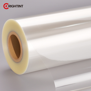 Kertas Perekat Akrilik Bening Grosir BOPP Vinyl Jumbo Roll untuk Stiker UV Inkjet, Penyegelan Tas & Label Peringatan - Product Image 1