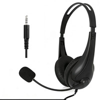 Casque filaire professionnel supra-auriculaire avec 270 fonctionnalités °   Microphone rotatif, prise de son clair, suppression du bruit, pour utilisation au bureau