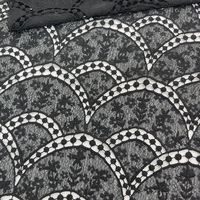 Tissu en maille florale respirant, soluble dans l'eau, 100% coton, dentelle pour robe brodée ou hawaïenne, tissu en coton pour broderie