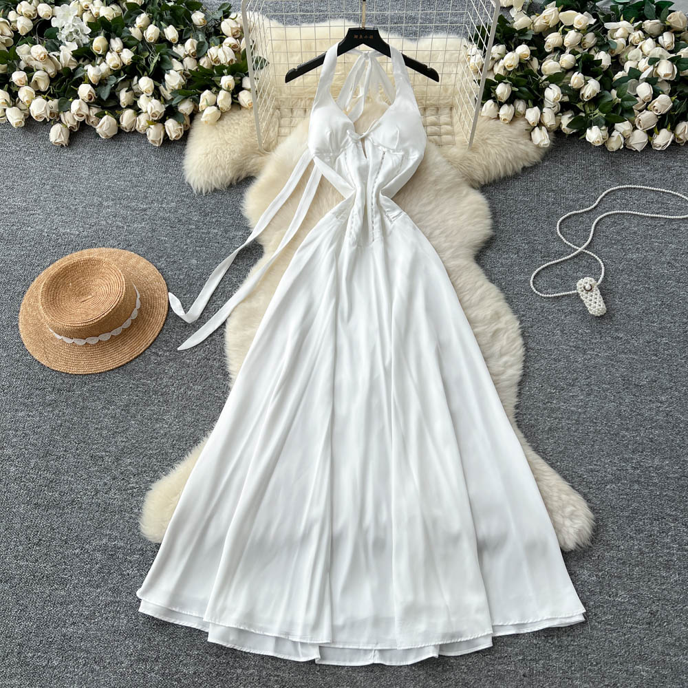 slim fit dress slacks White