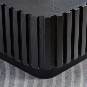 Mesa de Centro Moderna de Madera Cuadrada de 35.43 Pulgadas, Hecha a Mano, con Diseño Decorativo para Sala de Estar y Comedor - Product Image 6