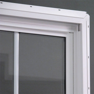 Fábrica de compra a granel estilo americano personalizado 82mm blanco UPVC Perfil de vidrio simple y doble Casa colgada <span class=keywords><strong>ventanas</strong></span> de PVC - Product Image 5