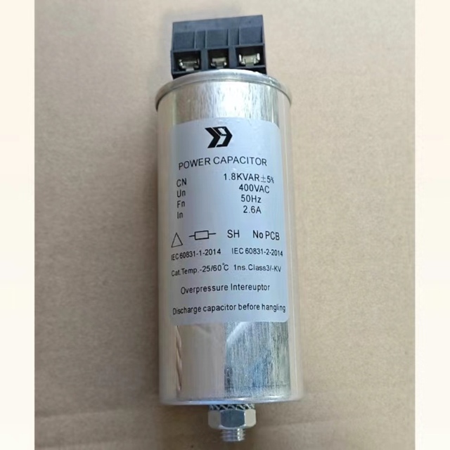 1.8Kvar Power Capacitor 400V Round Film Capacitor