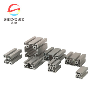 2020 4040 3030 4080 블랙 알루마이트 프로파일 알루미늄 <span class=keywords><strong>T</strong></span> 슬롯 압출 40x80 4080 알루미늄 압출 프로파일 - Product Image 2