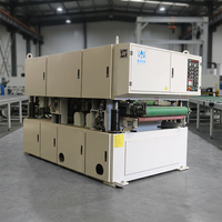 Machine de traitement des tôles métalliques double face / Machine de rectification et de polissage des surfaces des plaques d'aluminium pour le Royaume-Uni