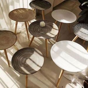 Morocco Nordic Ins <b>Mini</b> Eco-Friendly Automatic Stainless Steel Coffee <b>Table</b> Modern Simple <b>Side</b> <b>Table</b> Indoor Office Home Decor - Product Image 3