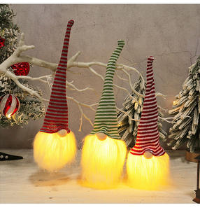 Adornos decorativos de Navidad Muñecos de lentejuelas de Navidad Adornos de muñecas brillantes de Navidad - Product Image 2