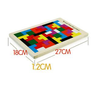 Khối Xếp Hình Bằng Gỗ Trò Chơi 3D Chất Lượng Cao 2022 Đồ Chơi Giáo Dục Bằng Gỗ Cho Trẻ Em Câu Đố Bằng Gỗ Cho Trẻ Em - Product Image 4