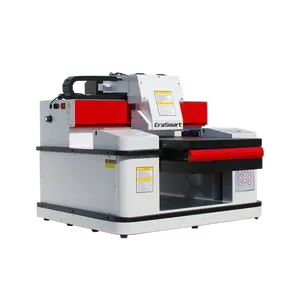 Erasmart UV Printer 3360 A3+ Inkjet Flatbed Printer With two XP600 print head Varnish 3D Embossed Texture Printing High Speed